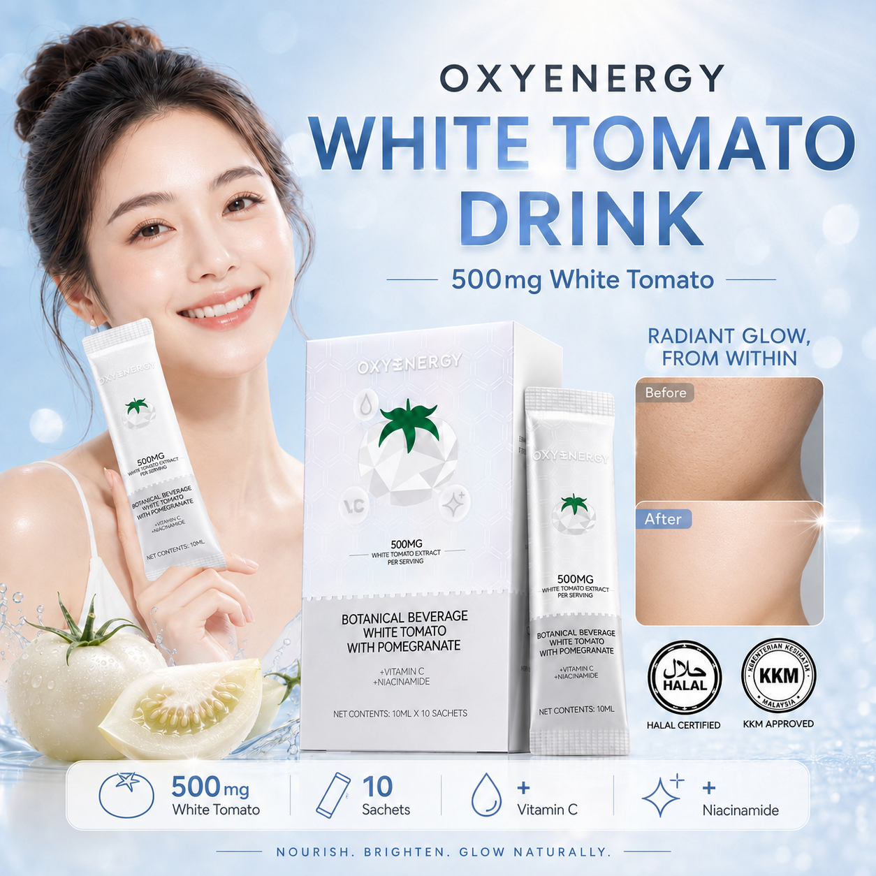 Oxyenergy White Tomato Drink