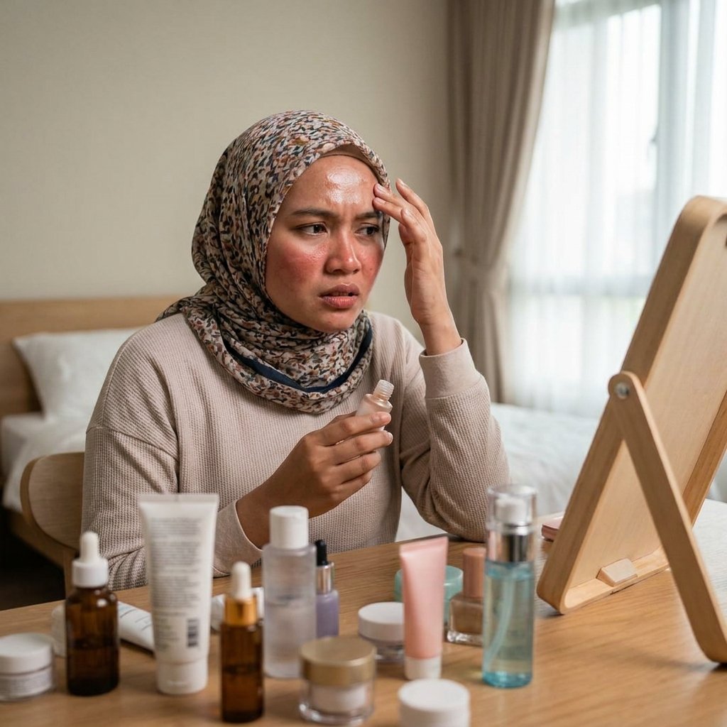 Kulit gelap selepas terkena matahari
