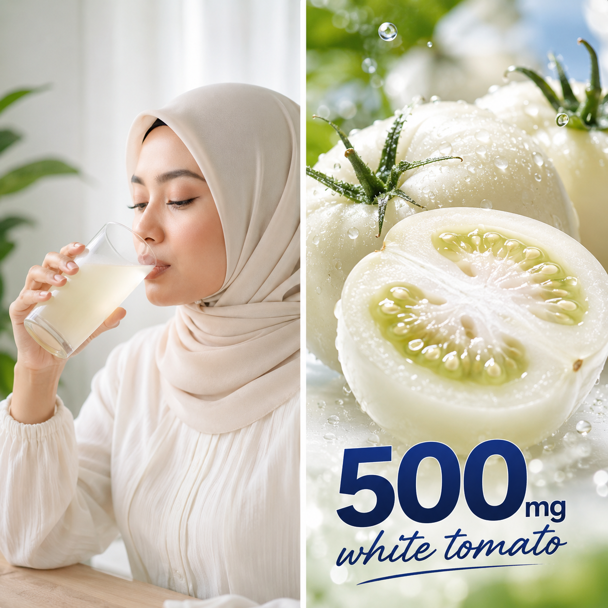 500mg White Tomato setiap sachet