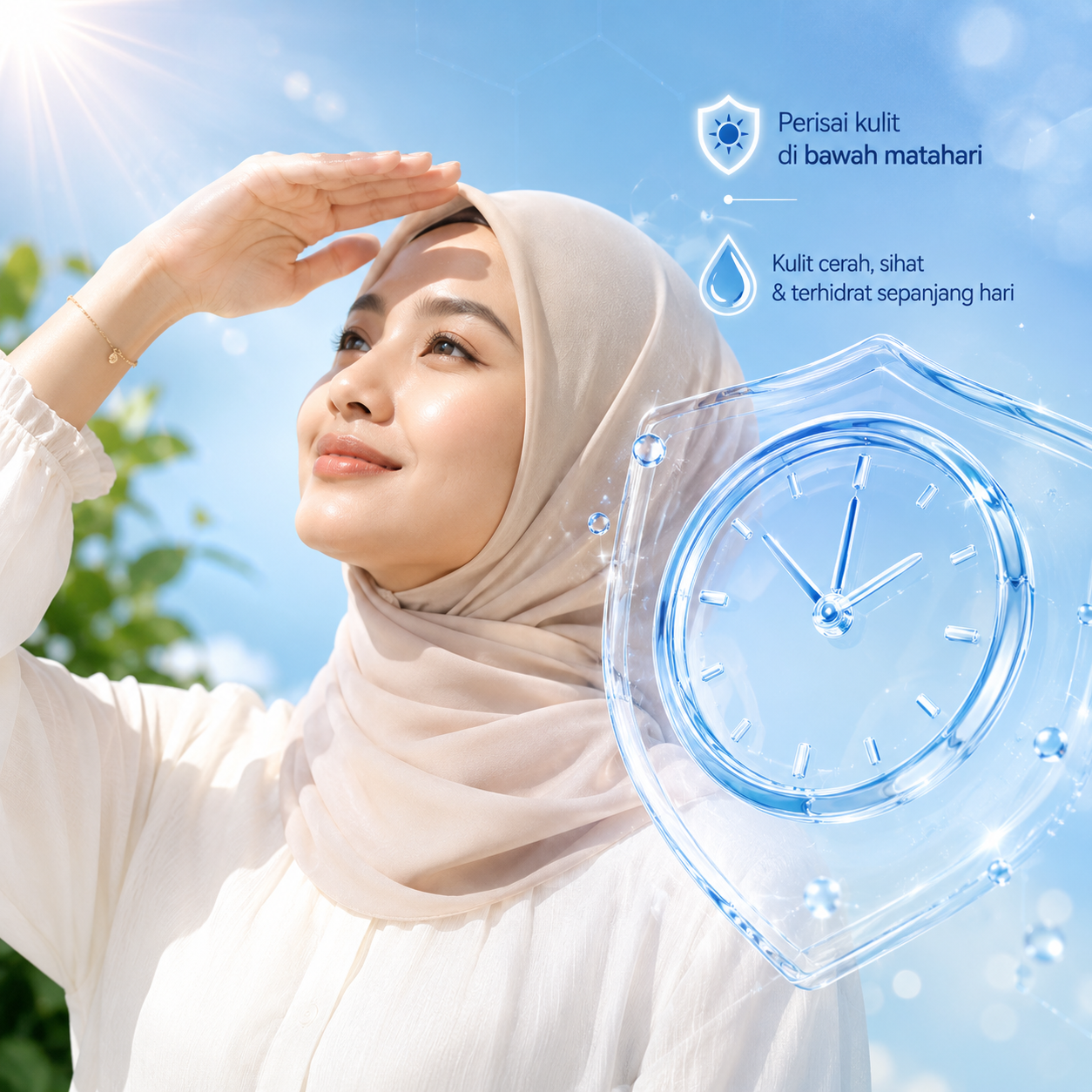 Perisai kulit sehingga 12 minggu